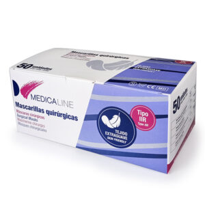 MASCARILLAS RECTANGULAR AZUL 50u. — Innvori Dental