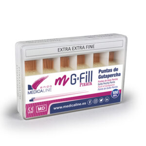 m-g-Fill GUTAPERCHA PIRATA ROSA FINE 100u — Innvori Dental