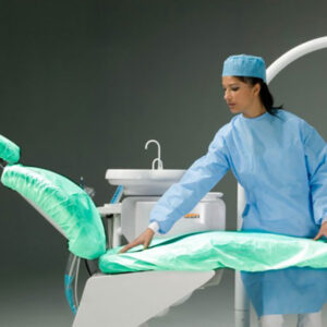 ASIENTO+RESPALDO IMPERM. VERDE 15u. — Innvori Dental