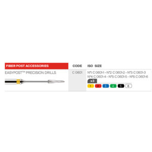 EASY POST FRESA PRECISION Nº1 3u. C0601-1 — Innvori Dental