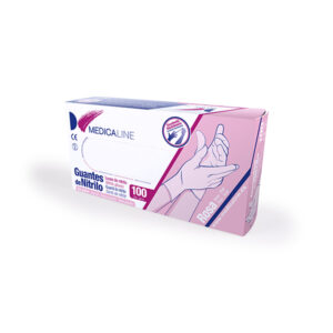 GUANTES NITRILO S/P ROSA MED. 100u — Innvori Dental