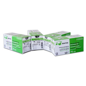 SUTURA SEDA 3-0 75cm. AGUJA 1/2 CIRCULO 20mm. 12u. — Innvori Dental