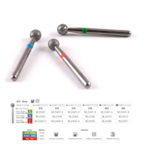 801C-012 FRESA FG DIAMANTE FIG 001 GRUESO 5 U. — Innvori Dental