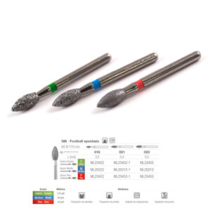 368C-016 FRESA FG DIAMANTE FIG 257 GRUESO 5 U. — Innvori Dental