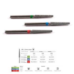 848C-014 FRESA FG DIAMANTE FIG 173 GRUESO 5 U. — Innvori Dental