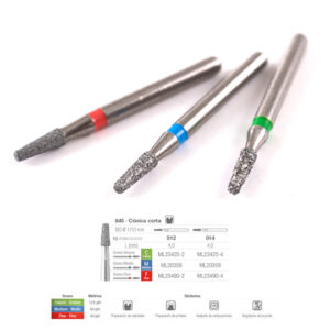 845C-012 FRESA FG DIAMANTE FIG 168 GRUESO 5 U. — Innvori Dental