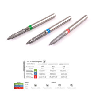 878C-012 FRESA FG DIAMANTE FIG 289 GRUESO 5 U. — Innvori Dental