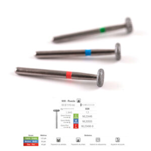 909C-039 FRESA FG DIAMANTE FIG 068 GRUESO 5 U. — Innvori Dental