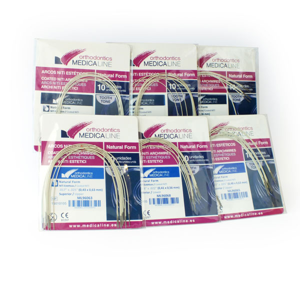 ARCO ML NITI ESTETICO RECT.INF .019x.025 NAT.F.10u — Innvori Dental