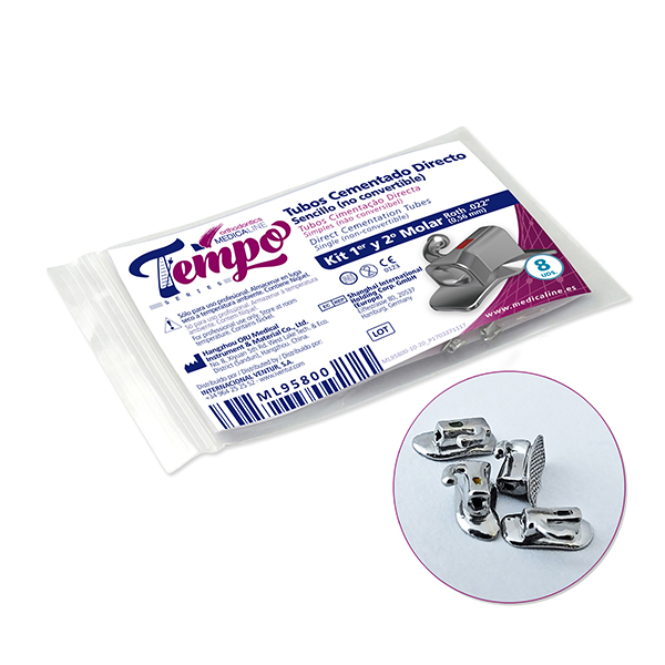 Kit tubos ML cementado directo Roth .022 8u. — Innvori Dental