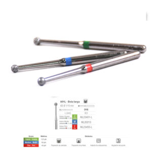 801LM-016 FRESA FG DIAMANTE FIG 697 MEDIO 5 U. — Innvori Dental