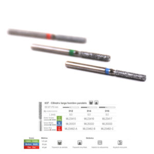 837C-012 FRESA FG DIAMANTE FIG 111 GRUESO 5 U. — Innvori Dental