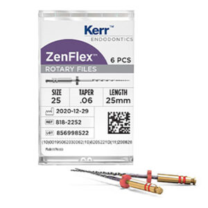 ZENFLEX LIMA NITI .25/.04/25mm. 6uds. — Innvori Dental