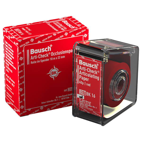 BK14 PAP.ART. ARTI-CHECK ROLLO 16mm. ROJO 40h 15m.