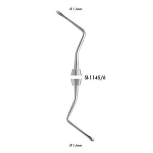 LS1145/6 CURETA OSEA 17cm. LUCAS LIQUID STEEL