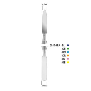 SI-1058A-BL ESPATULA CEMENTO COLORI SILIKON AZUL