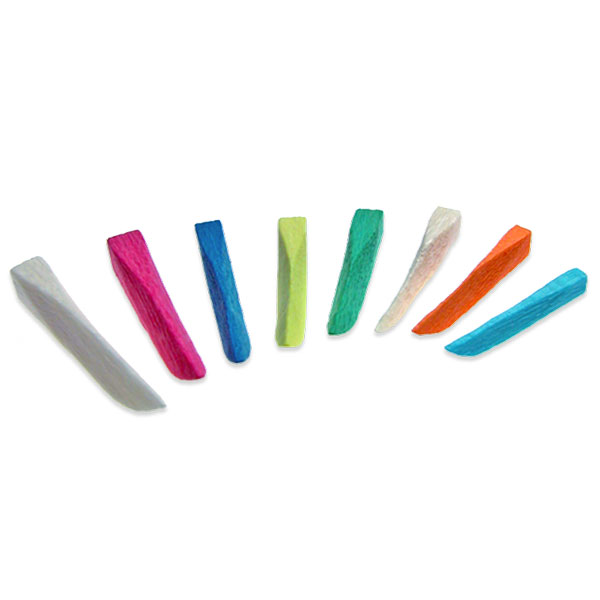 822-20 CUÑAS MADERA BLANC.100u