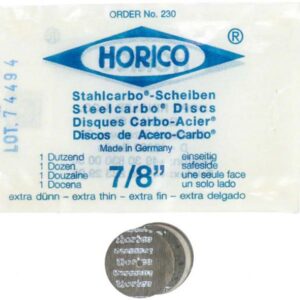 230 DISCO ACERO CARBONO D.22mm.G.0,15mm. 12u.