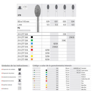 FG 259/6  379-033 FG DIAM. MEDIO 6U.