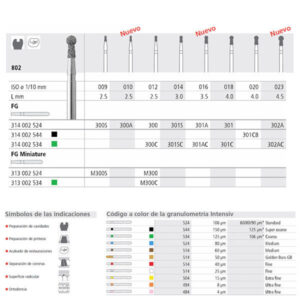 FG 301/6 CB 802-020 FG DIAM. S-GRUESO 6U.