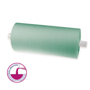 BABEROS PAP/PLAST.61x53cm. VERDE 80u.
