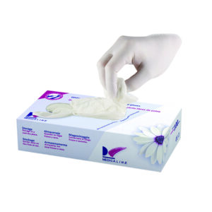 GUANTES NITRILO S/P BLANCO GRANDES 100u