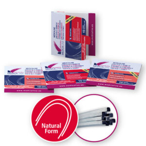 Arco ML NiTi térmico rect inf 21x25 Nat. form 10u.