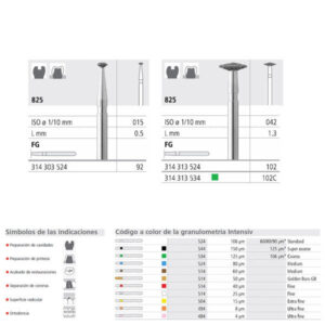FG 102/6  825-042 FG DIAM. MEDIO 6U. — Innvori Dental