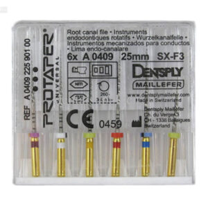 LIMAS PROTAPER GOLD 25mm. SDO. 6u. (A0409) — Innvori Dental