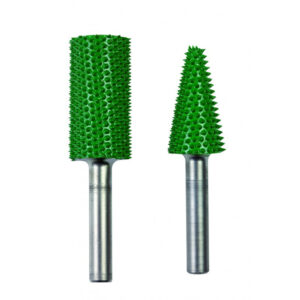 080108 FRESA RECORT.DE INTER. TUNGS.VERDE CILINDR. — Innvori Dental