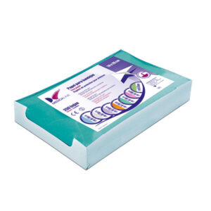 S10/BL SERVILLETAS AZUL LAGUNA PAPEL/PLASTICO 500u — EURONDA — Innvori Dental