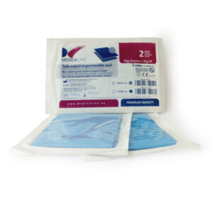 TALLAS ESTERIL AZUL M 50x75cm 25+25g. VISC.PE 100u — Innvori Dental