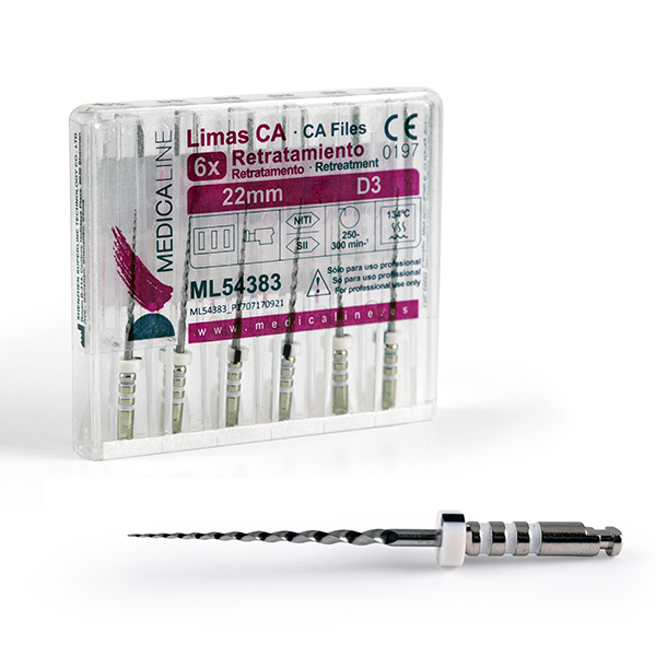 LIMAS CA ROTATORIAS RETRATAMIENTO 22mm. D3 6u. — Innvori Dental