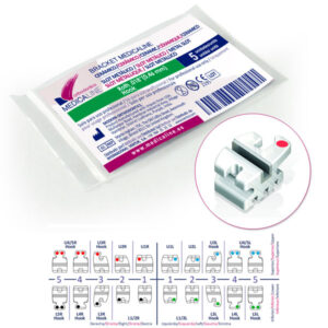 Bracket ML Cerámico  r/metal MBT .022 L1/2R rep — Innvori Dental