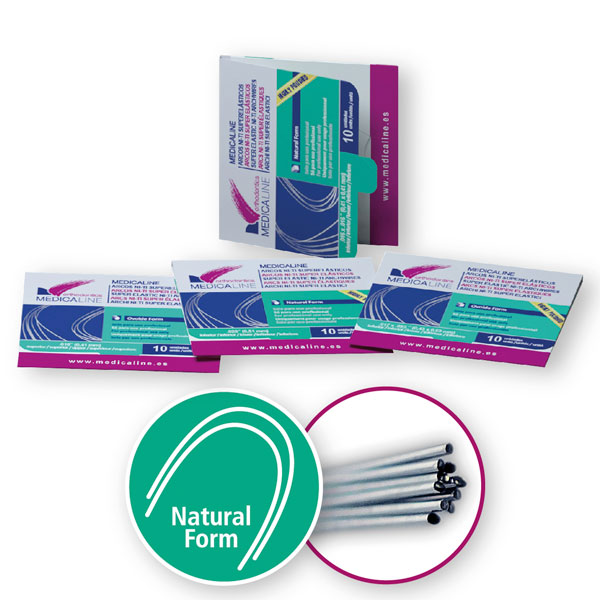 Arco ML NiTi redo sup .014 Natural form 10u. — Innvori Dental