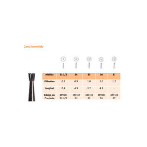 C235R-314-012-4.5 FG TUNGSTENO 5und. — COLTENE — Innvori Dental