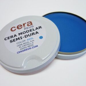 CERA MODELAR SEMI-DURA AZUL CLARO EN TARRINA 50gr. — Innvori Dental