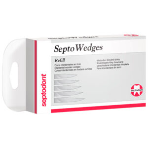 SEPTOWEDGES REFILL CUÑAS MADERA Nº2 GREEN 100u. — Innvori Dental