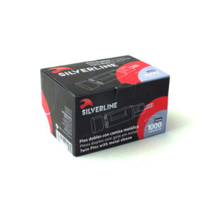PINS DOBLES CON CAMISA METALICA 16mm. 1000u. — Innvori Dental