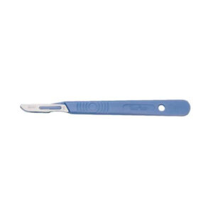BISTURI ESTERIL DESECHABLE N.12 CON MANGO 10u 0504 — Innvori Dental
