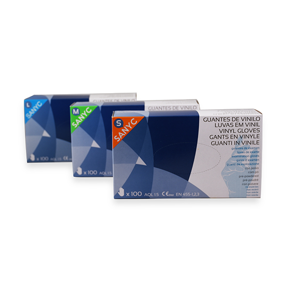 GUANTES VINILO PEQUEÑOS 100u. — Innvori Dental