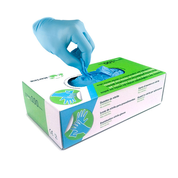 GUANTES NITRILO AZUL PEQUEÑOS 100u — Innvori Dental