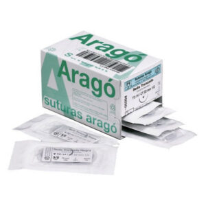 SUTURA SEDA TB-20 3/0 12und — ARAGO — Innvori Dental