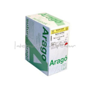 SUTURA NYLON UNIFIL. AZUL TC-12 4/0 36u. — ARAGO — Innvori Dental