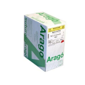 SUTURA NYLON UNIFIL. AZUL TC-16 5/0 36u. — ARAGO — Innvori Dental