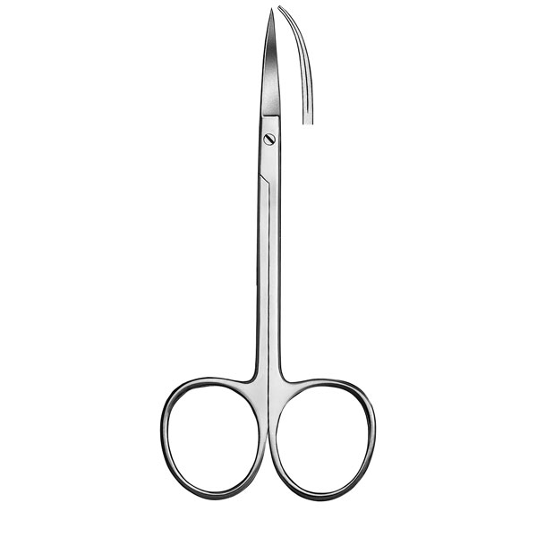 802/12-EC TIJERAS IRIS CURVAS 12cm. EASY CLEAN — CARL MARTIN — Innvori Dental