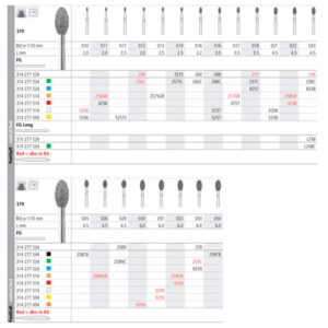 FGL 5258/6 379-022 FG DIAM. X-FINO 6U. — INTENSIV — Innvori Dental