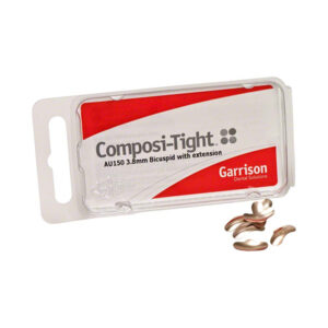 AU150-M OMPOSI-TIGHT GOLD MATRICES PEQ. CERV. 25u. — DENTATUS/ABRASIVE/GARRISO — Innvori Dental
